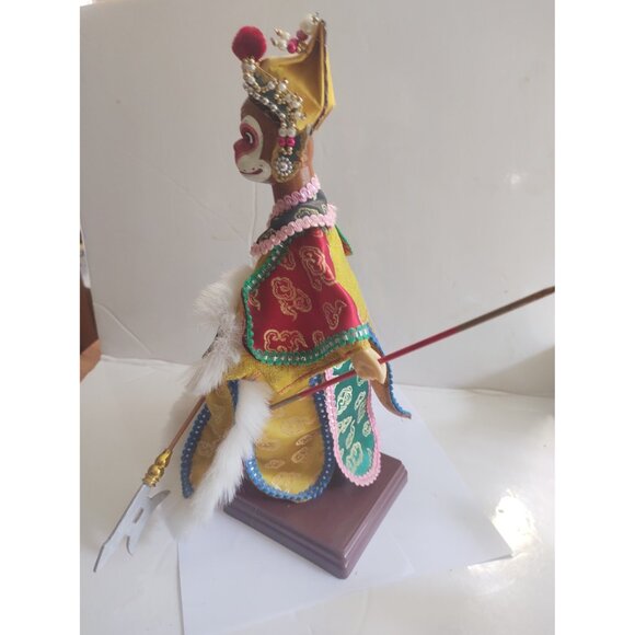 Vintage Oriental Hand puppet Chinese Warrior #1 Porcelain 12" - Picture 13 of 13